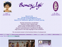 Tablet Screenshot of bonesforlife.com